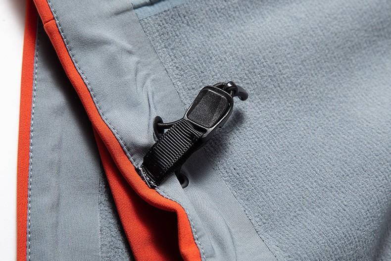 Colourblock Softshell Hooded Jacket