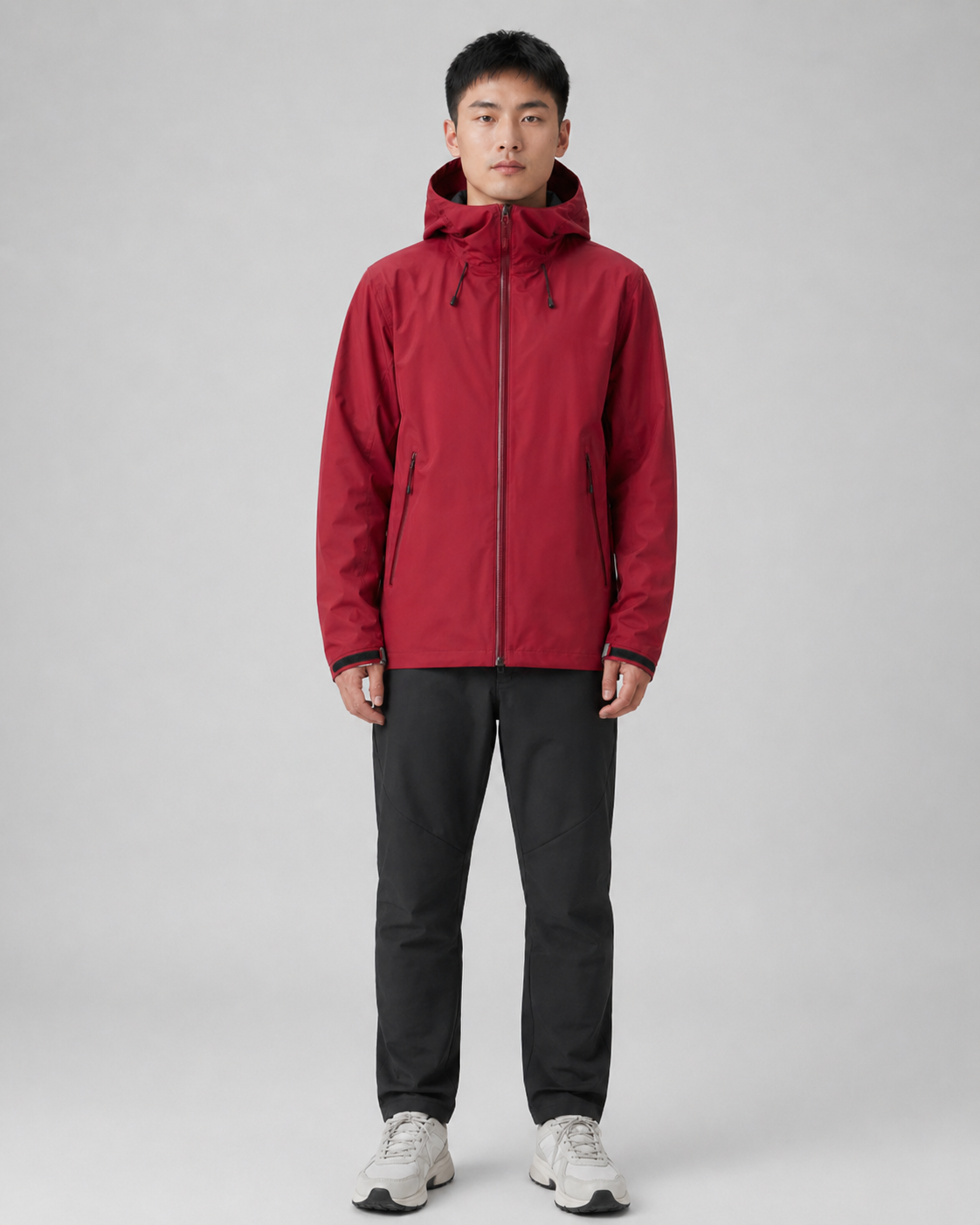 Urban Tech-Shell Lightweight Hooded Jacket