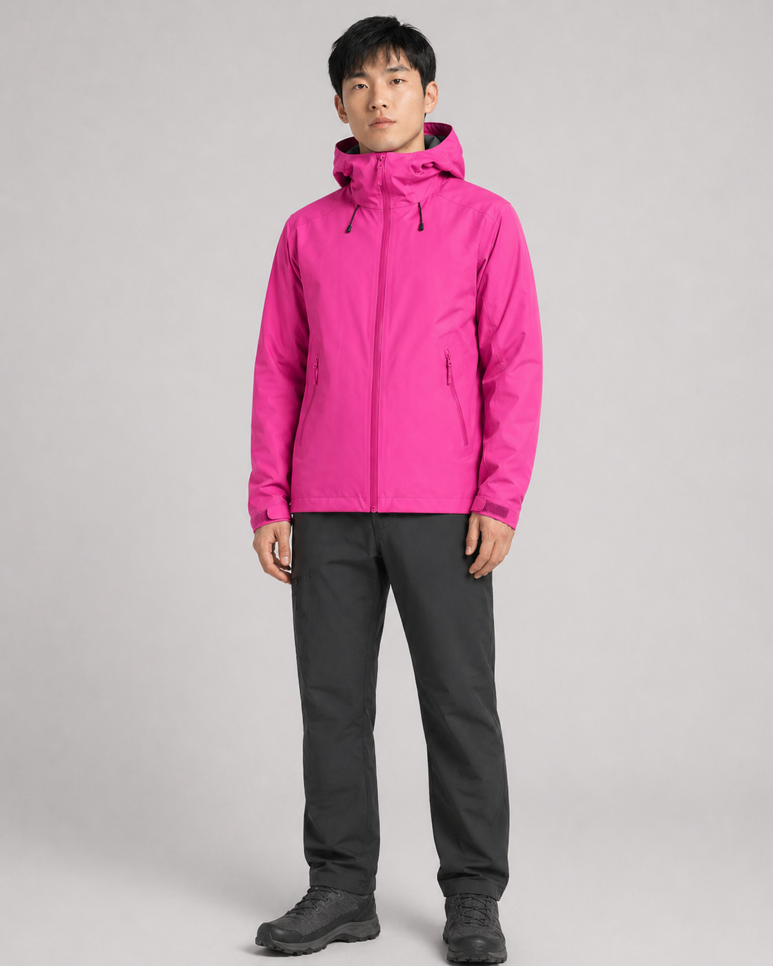 Urban Tech-Shell Lightweight Hooded Jacket