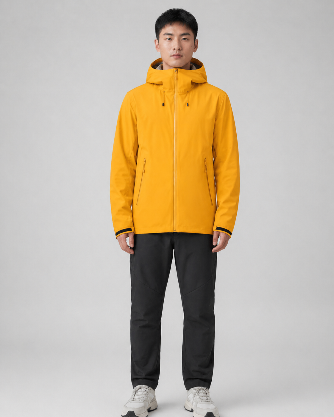 Urban Tech-Shell Lightweight Hooded Jacket