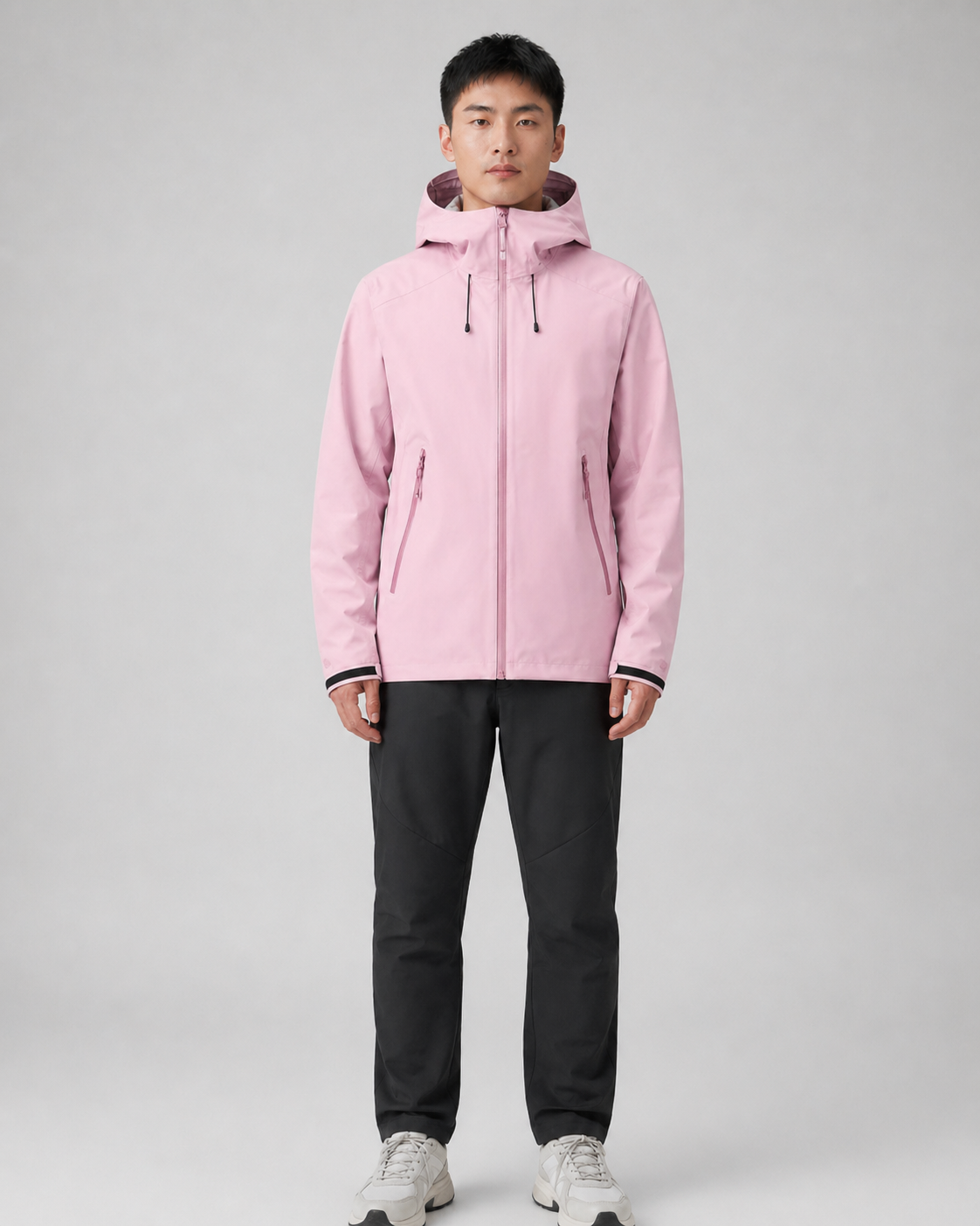 Urban Tech-Shell Lightweight Hooded Jacket