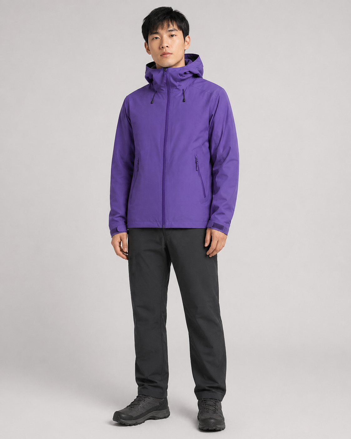 Urban Tech-Shell Lightweight Hooded Jacket