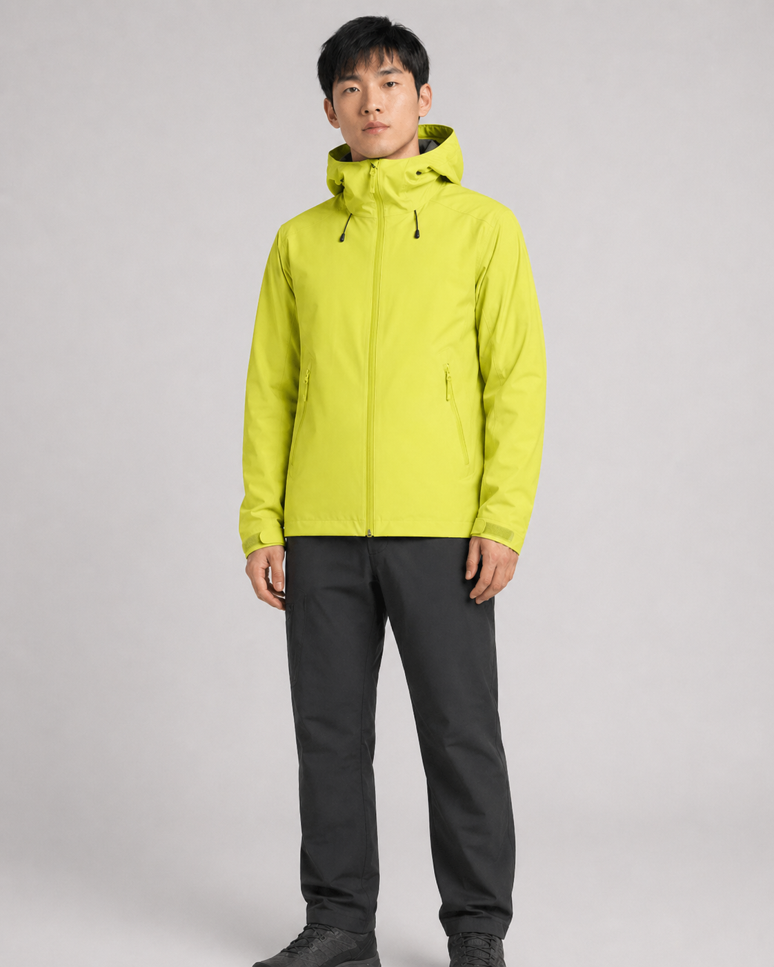 Urban Tech-Shell Lightweight Hooded Jacket