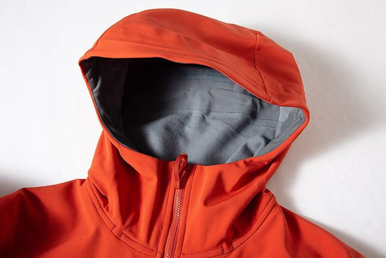 Colourblock Softshell Hooded Jacket