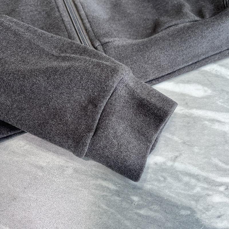 Women’s Minimal Zip Hoodie Cropped Jacket