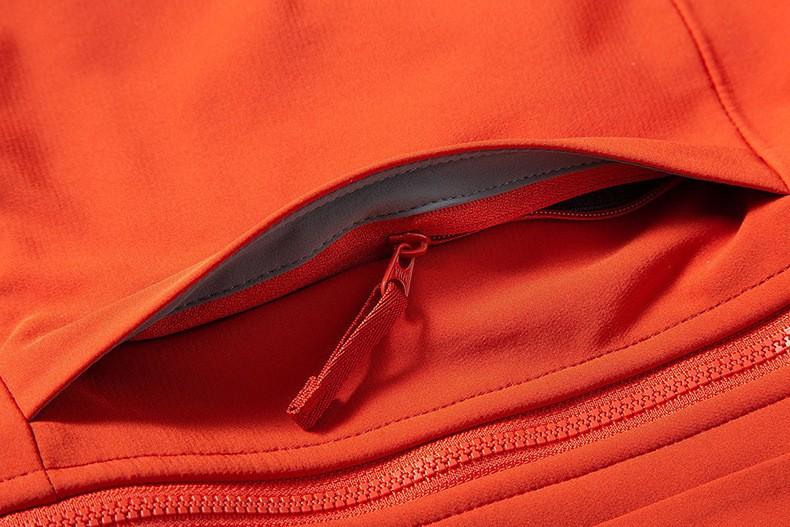 Colourblock Softshell Hooded Jacket